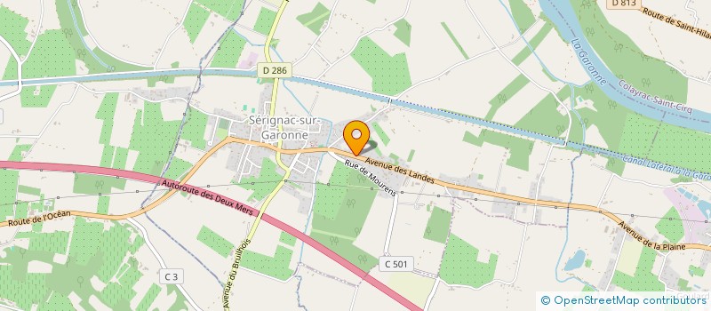 localisation de l'entreprise MADAME LUDIVINE NESTIER  SERIGNAC-SUR-GARONNE