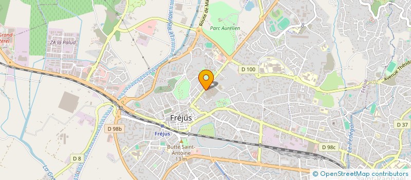 localisation de l'entreprise MADAME LUDIVINE NEUVILLE à FREJUS