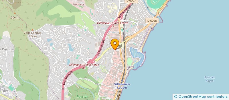 localisation de l'entreprise MADAME LUDIVINE NIGAY à VILLENEUVE-LOUBET