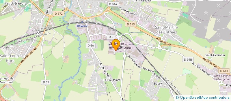 localisation de l'entreprise MADAME LUDIVINE NOBLET  BAYEUX