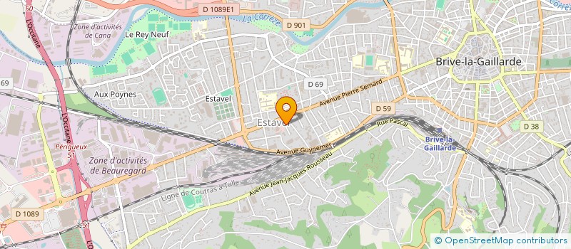 localisation de l'entreprise MADAME LUDIVINE OUMEDJKANE à BRIVE-LA-GAILLARDE