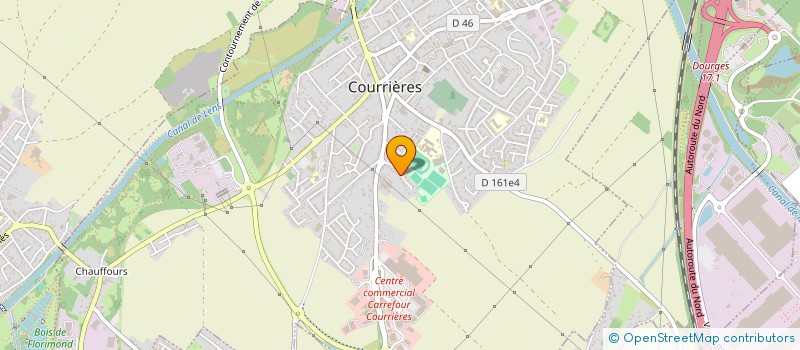 localisation de l'entreprise MADAME LUDIVINE OUSSELIN  COURRIERES