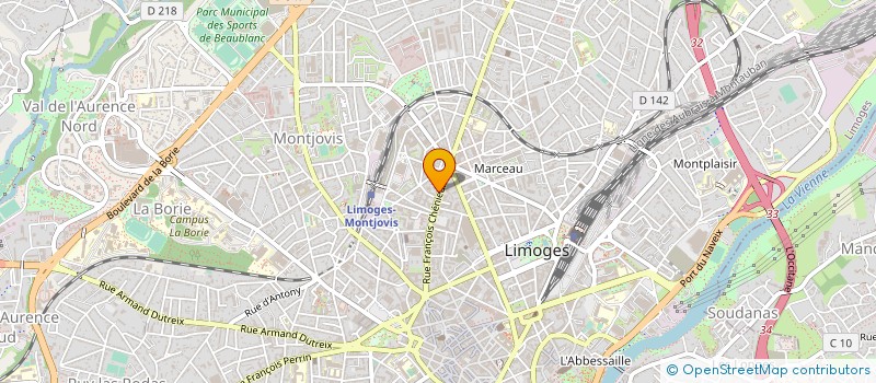 localisation de l'entreprise MADAME LUDIVINE PAYET à LIMOGES