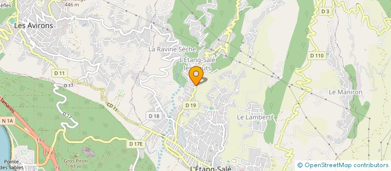 localisation de l'entreprise MADAME LUDIVINE PAYET  L'ETANG-SALE