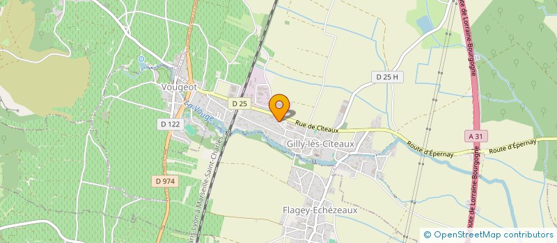 localisation de l'entreprise MADAME LUDIVINE PECHEUX  FLAGEY-ECHEZEAUX