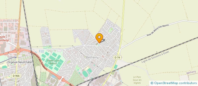 localisation de l'entreprise MADAME LUDIVINE PELLE  BETHENY