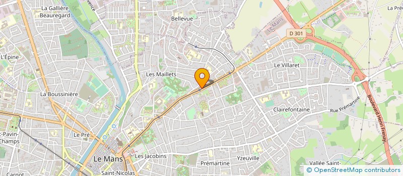 localisation de l'entreprise MADAME LUDIVINE PENDUFF  LE MANS