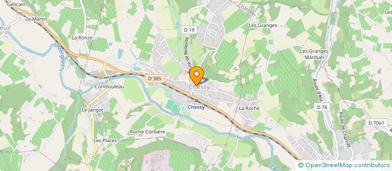 localisation de l'entreprise MADAME LUDIVINE PERRIN à CHESSY