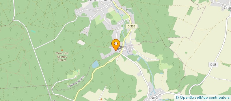 localisation de l'entreprise MADAME LUDIVINE PIART  CUISE-LA-MOTTE