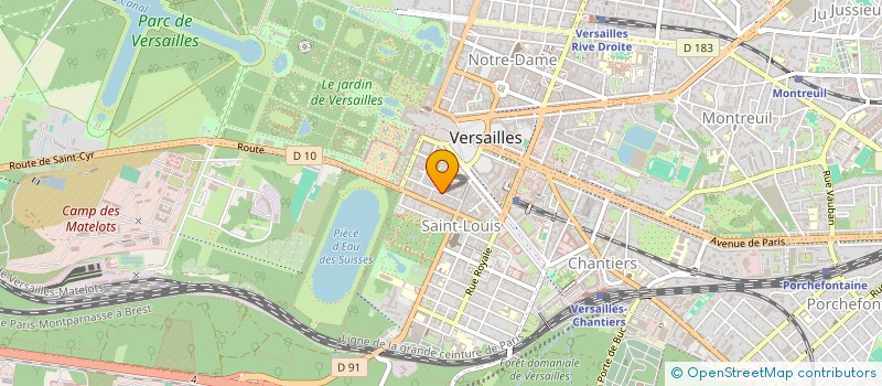 localisation de l'entreprise MADAME LUDIVINE PICHOT à VERSAILLES