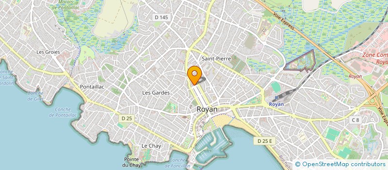 localisation de l'entreprise MADAME LUDIVINE PIERREFIXE à ROYAN
