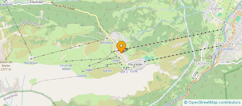 localisation de l'entreprise MADAME LUDIVINE PIGET  SAINT-LARY-SOULAN