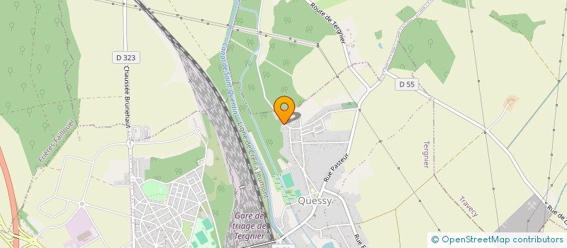 localisation de l'entreprise MADAME LUDIVINE PINTOS  TERGNIER