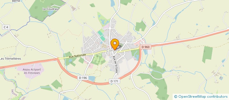 localisation de l'entreprise MADAME LUDIVINE PITON  CORON