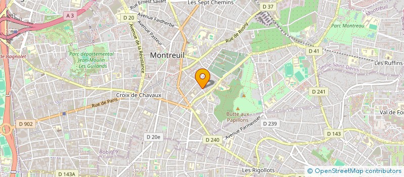 localisation de l'entreprise MADAME LUDIVINE PLACERDAT à MONTREUIL