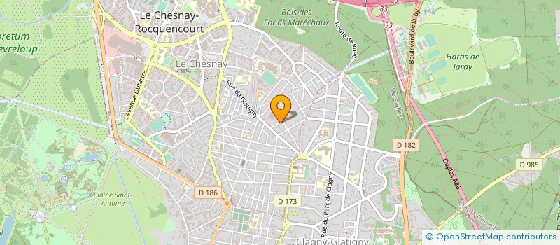 localisation de l'entreprise MADAME LUDIVINE POHIER  LE CHESNAY-ROCQUENCOURT