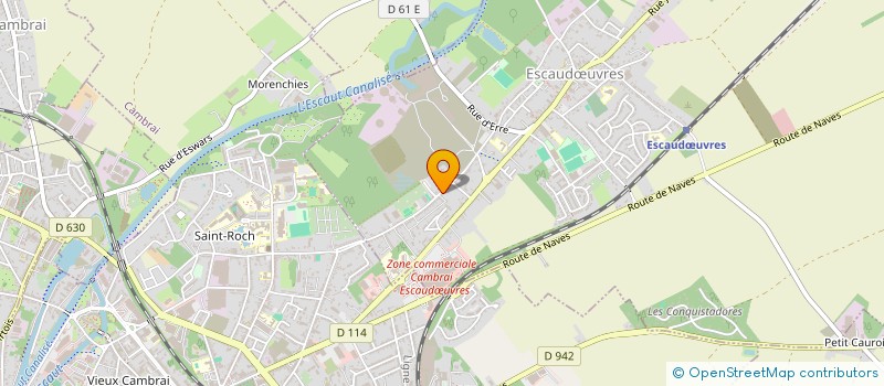 localisation de l'entreprise MADAME LUDIVINE POUILLAUDE  ESCAUDUVRES