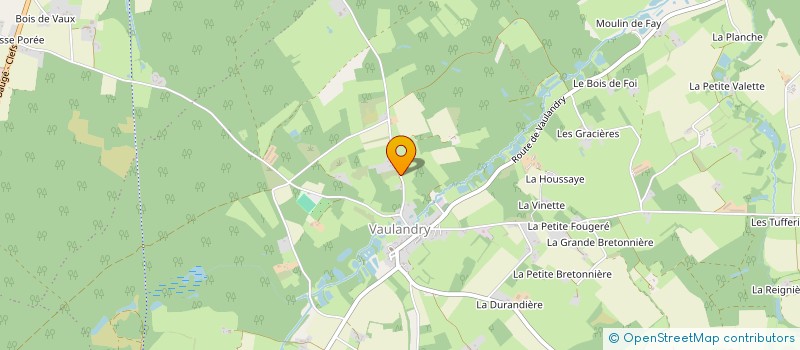 localisation de l'entreprise MADAME LUDIVINE POUSSIN  BAUGE-EN-ANJOU