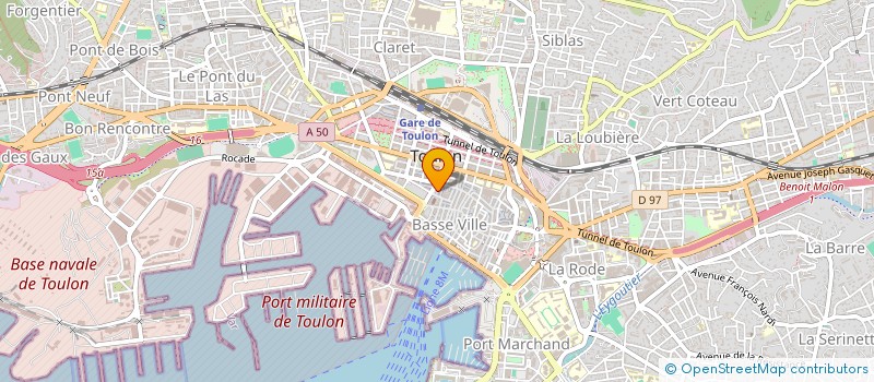 localisation de l'entreprise MADAME LUDIVINE POZO  TOULON