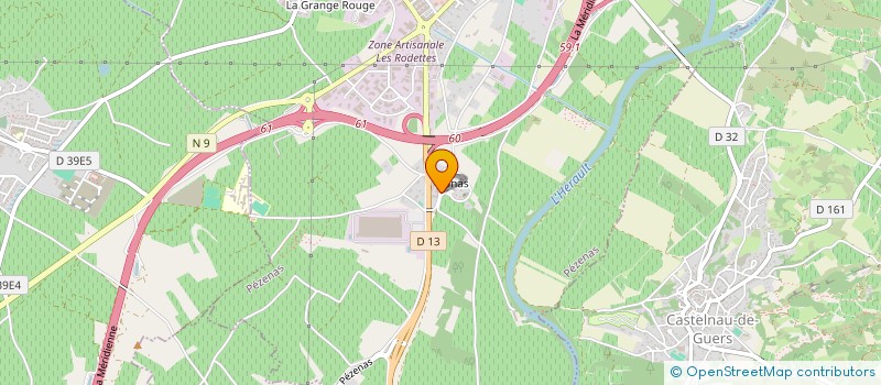 localisation de l'entreprise MADAME LUDIVINE PUJOL  PEZENAS