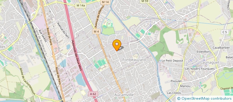 localisation de l'entreprise MADAME LUDIVINE PUYO  FONBEAUZARD