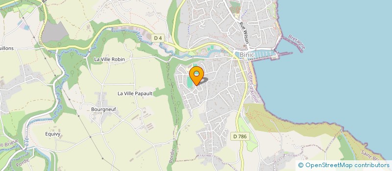 localisation de l'entreprise MADAME LUDIVINE RAGUENEAU à BINIC-ETABLES-SUR-MER