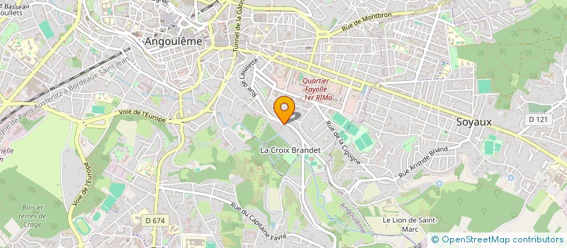 localisation de l'entreprise MADAME LUDIVINE RATINEAU à ANGOULEME