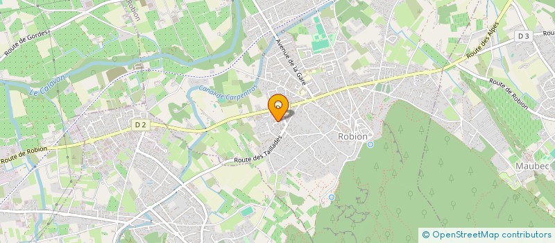 localisation de l'entreprise MADAME LUDIVINE RAZ  ROBION