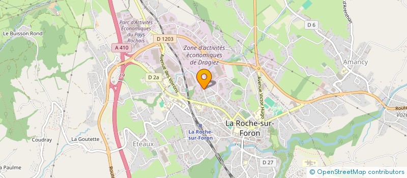 localisation de l'entreprise MADAME LUDIVINE REBET  LA ROCHE-SUR-FORON