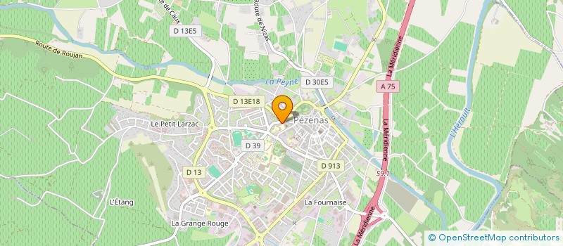 localisation de l'entreprise MADAME LUDIVINE REILLES à PEZENAS