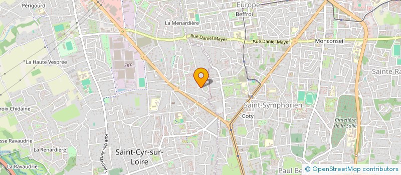 localisation de l'entreprise MADAME LUDIVINE RICHIER  SAINT-CYR-SUR-LOIRE