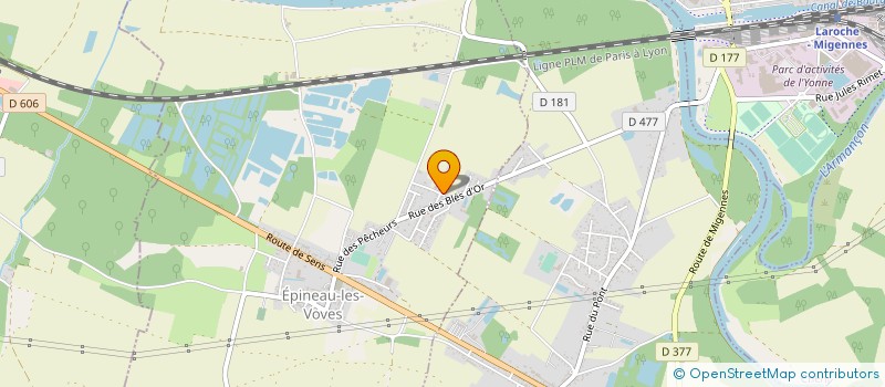 localisation de l'entreprise MADAME LUDIVINE ROBBA  EPINEAU-LES-VOVES