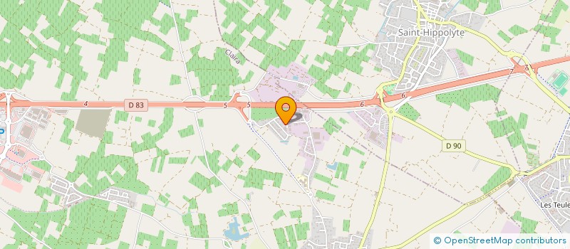 localisation de l'entreprise MADAME LUDIVINE ROBERT  CLAIRA