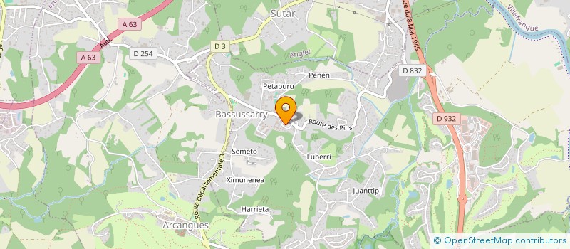 localisation de l'entreprise MADAME LUDIVINE ROSEC  BASSUSSARRY