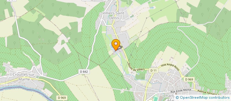 localisation de l'entreprise MADAME LUDIVINE ROUSSEAU  VILLIERS-SAINT-DENIS
