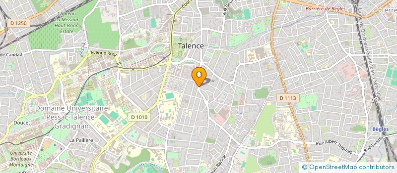 localisation de l'entreprise MADAME LUDIVINE ROUX  TALENCE