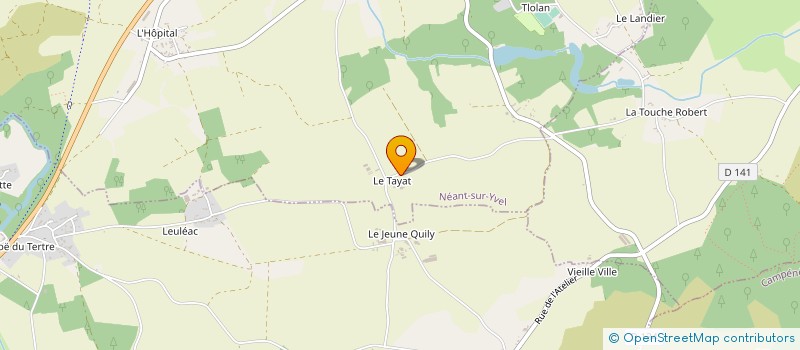 localisation de l'entreprise MADAME LUDIVINE RUSQUET à NEANT-SUR-YVEL