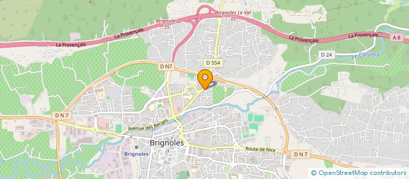 localisation de l'entreprise MADAME LUDIVINE SALOME  BRIGNOLES