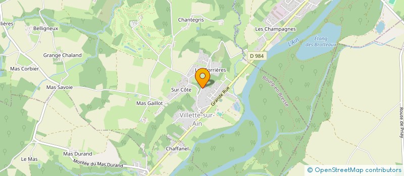 localisation de l'entreprise MADAME LUDIVINE SAMAEY à VILLETTE-SUR-AIN