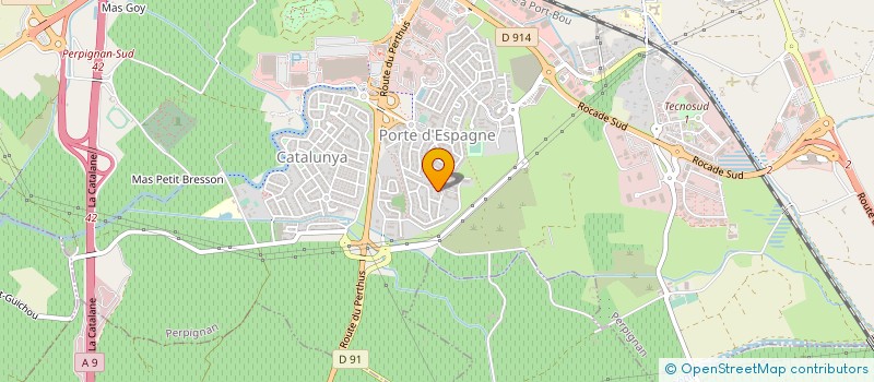 localisation de l'entreprise MADAME LUDIVINE SANTANA-GUERY  PERPIGNAN