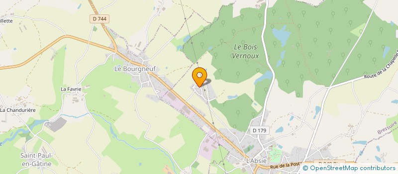 localisation de l'entreprise MADAME LUDIVINE SARTIAUX  L'ABSIE