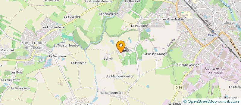 localisation de l'entreprise MADAME LUDIVINE SAUVETRE  SAINT-HILAIRE-DE-CLISSON