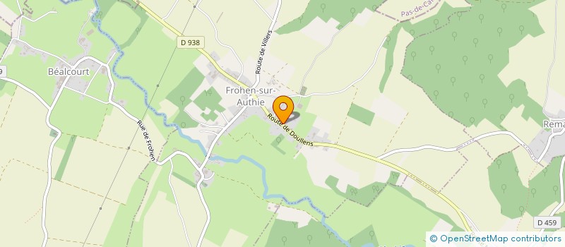 localisation de l'entreprise MADAME LUDIVINE SAVEL  FROHEN-SUR-AUTHIE