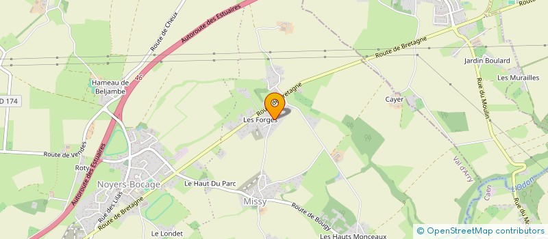 localisation de l'entreprise MADAME LUDIVINE SEREE  VAL D'ARRY