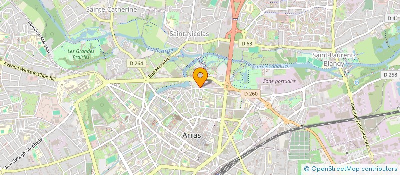 localisation de l'entreprise MADAME LUDIVINE SOUILLARD à ARRAS