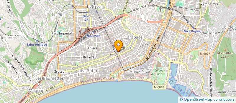 localisation de l'entreprise MADAME LUDIVINE STUDER  NICE