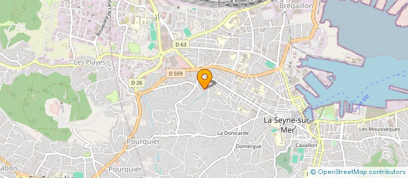 localisation de l'entreprise MADAME LUDIVINE TARABUSI à LA SEYNE-SUR-MER