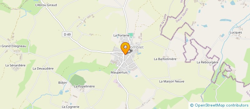 localisation de l'entreprise MADAME LUDIVINE TESSON  MENOMBLET