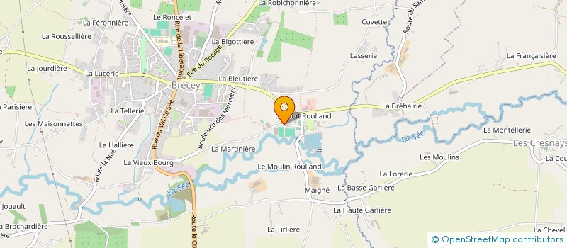 localisation de l'entreprise MADAME LUDIVINE TESSONT  BRECEY