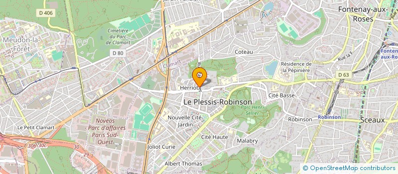localisation de l'entreprise MADAME LUDIVINE TOUILLET à LE PLESSIS-ROBINSON